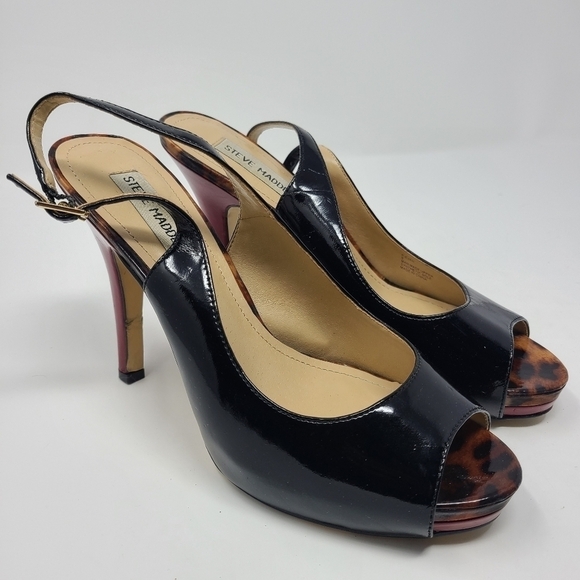 Steve Madden | Evan Slingback Peep-Toe Heels (Size 8) - Picture 11 of 12